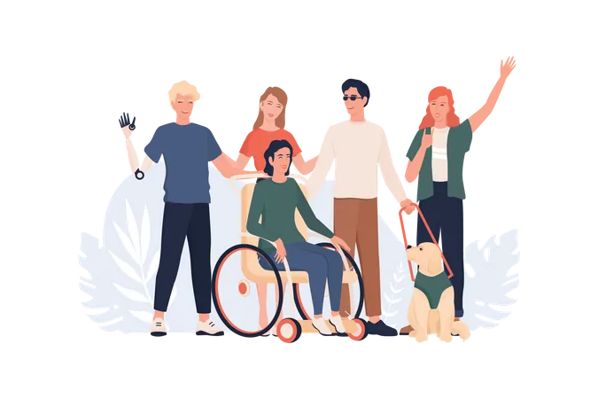 World disability day  Illustration