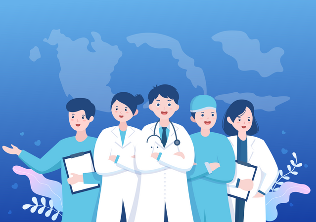 World Doctors Day  Illustration