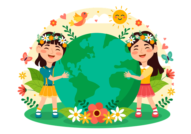 World Earth Day  Illustration