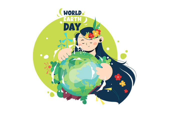 World Earth Day  Illustration