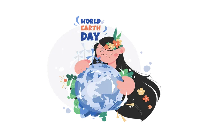 World Earth Day  Illustration