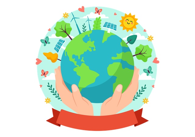 World Earth Day  Illustration