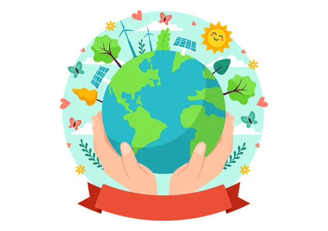 World Earth Day  Illustration