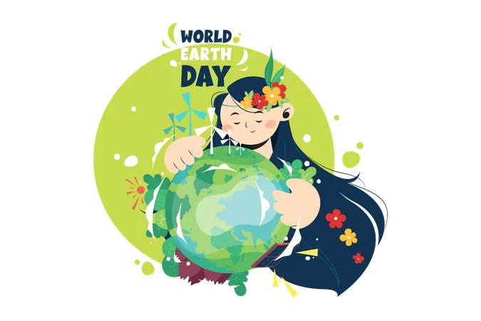 World Earth Day  Illustration