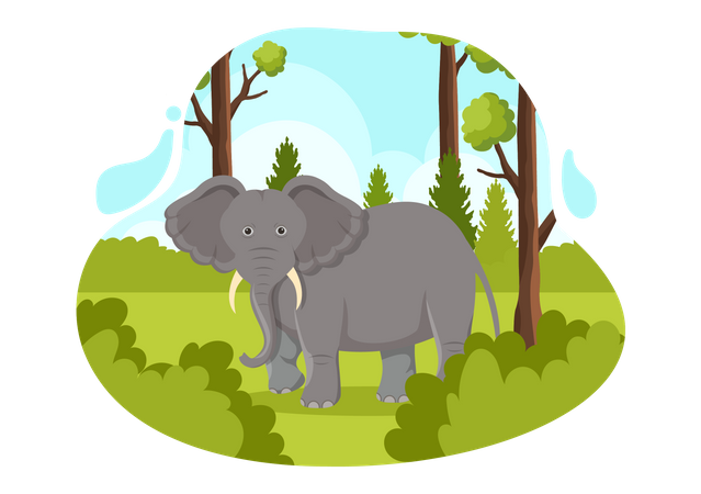 World Elephant Day  Illustration