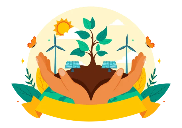 World Energy Conservation Day  Illustration