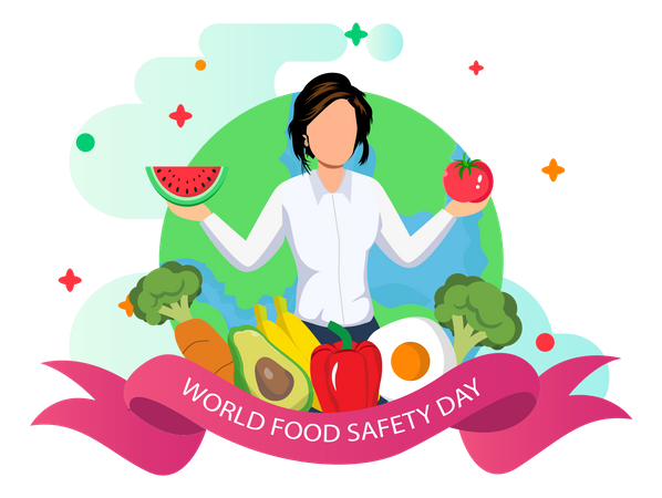 World Food Safety Day  Illustration