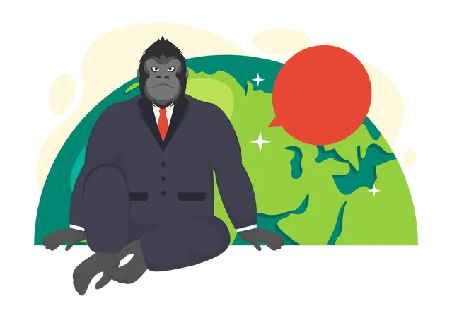 World Gorilla Suit Day  Illustration