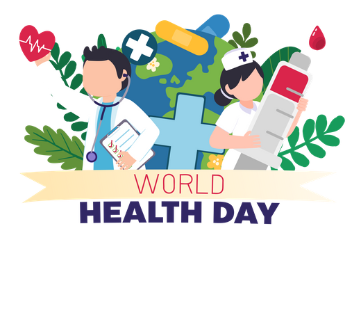 World Health Day  イラスト