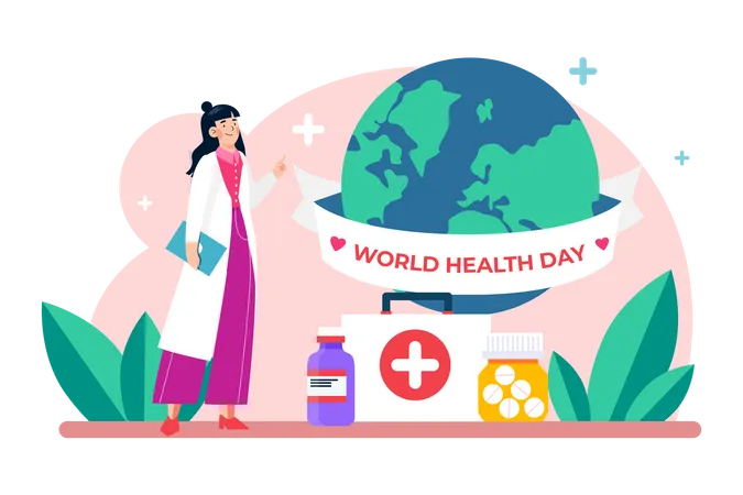 World Health Day Illustration