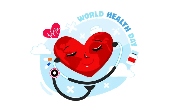 World Health Day  Illustration