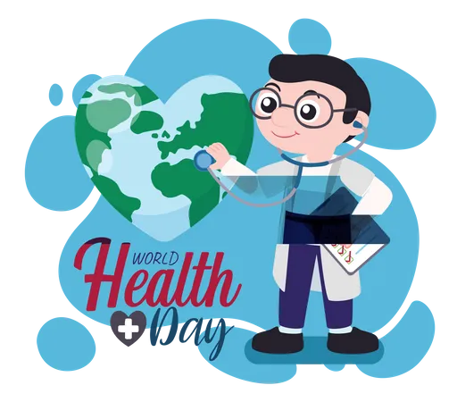 World Health Day  Illustration