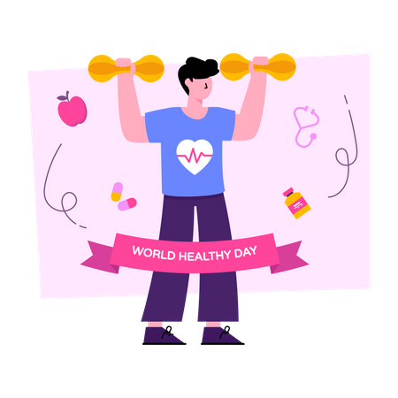 World Health Day  Illustration