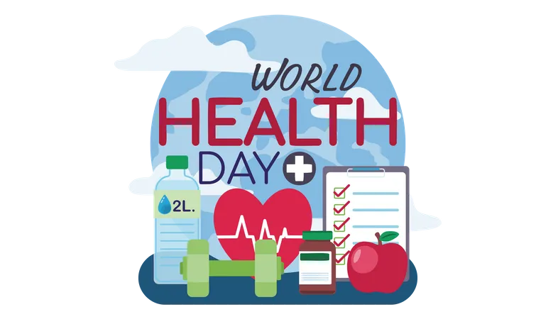 World Health Day  Illustration