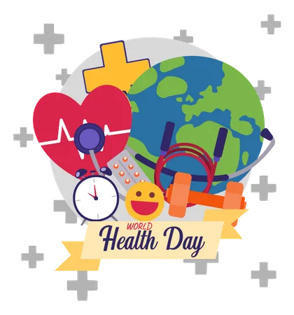 World Health Day  Illustration