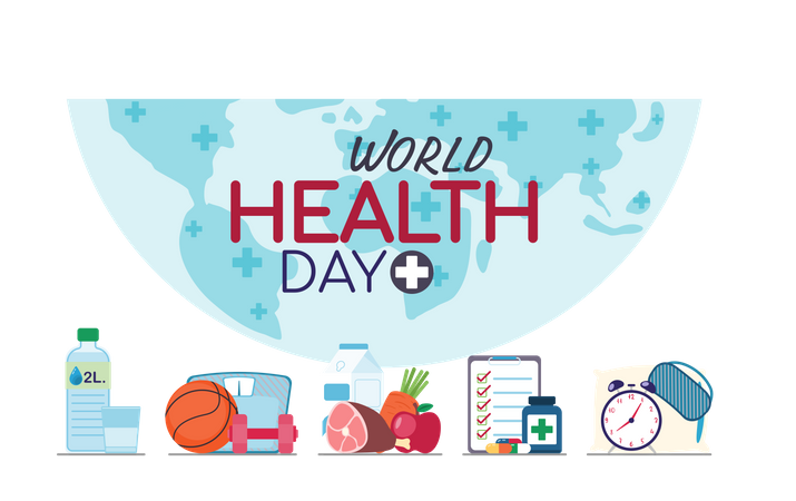 World Health Day  Illustration