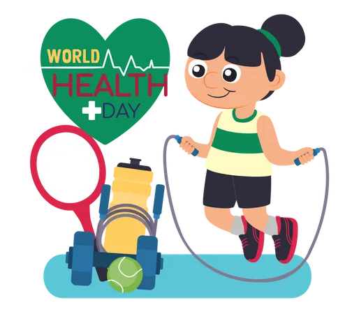 World Health Day  Illustration