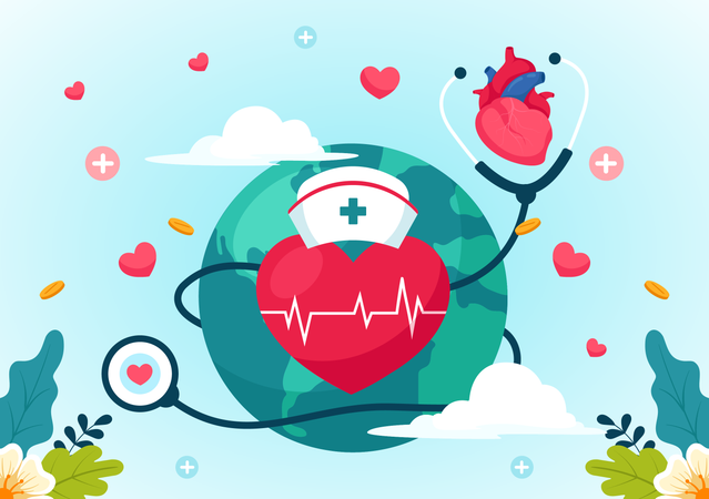 World Heart Day  Illustration