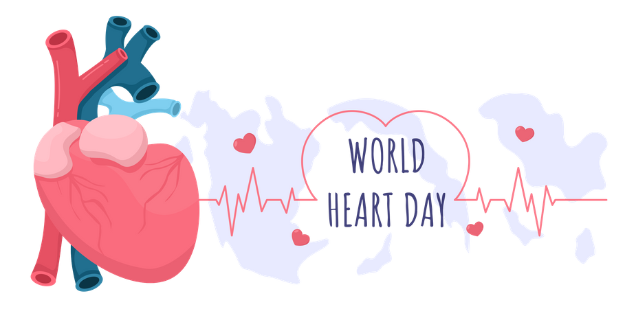 World Heart Day  Illustration