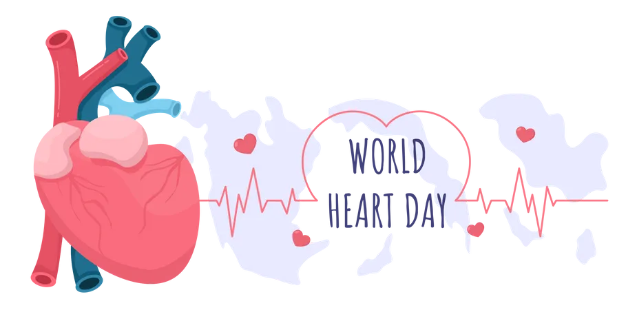 World Heart Day  Illustration