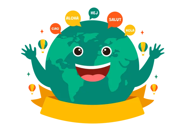 World Hello Day  Illustration