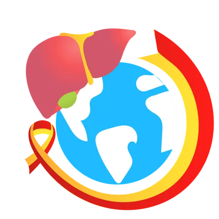 World hepatitis day  Illustration