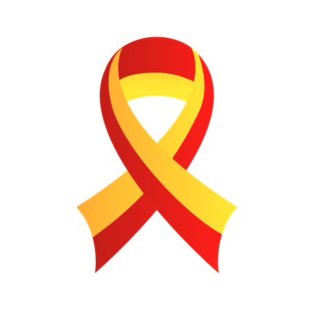 World hepatitis day ribbon  Illustration