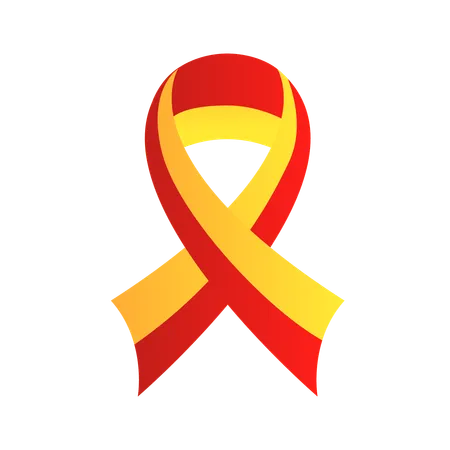 World hepatitis day ribbon  Illustration