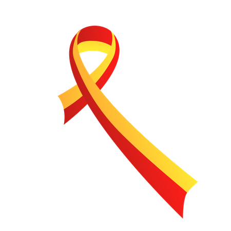 World hepatitis day ribbon  Illustration