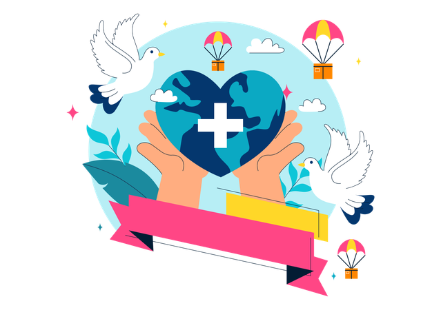 World Humanitarian Day  Illustration