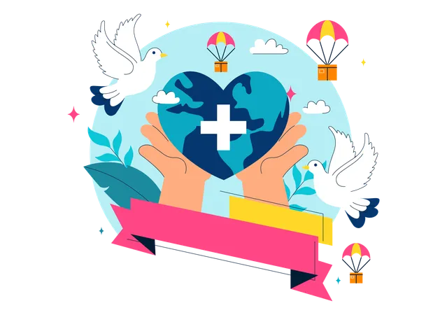 World Humanitarian Day  Illustration