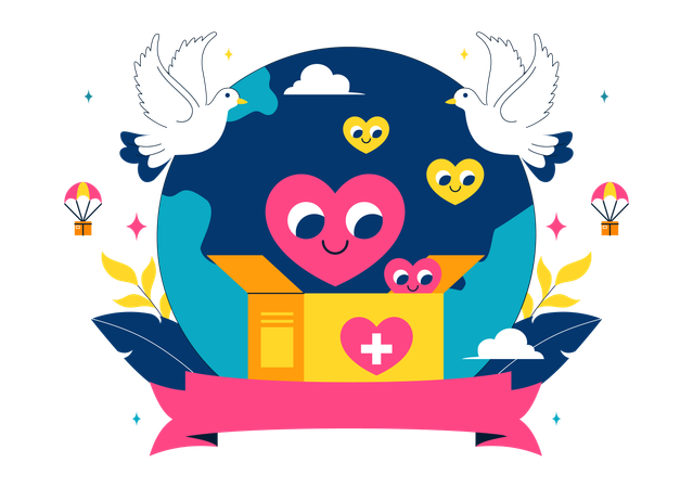 World Humanitarian Day  Illustration