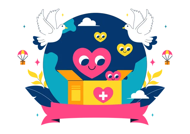 World Humanitarian Day  Illustration