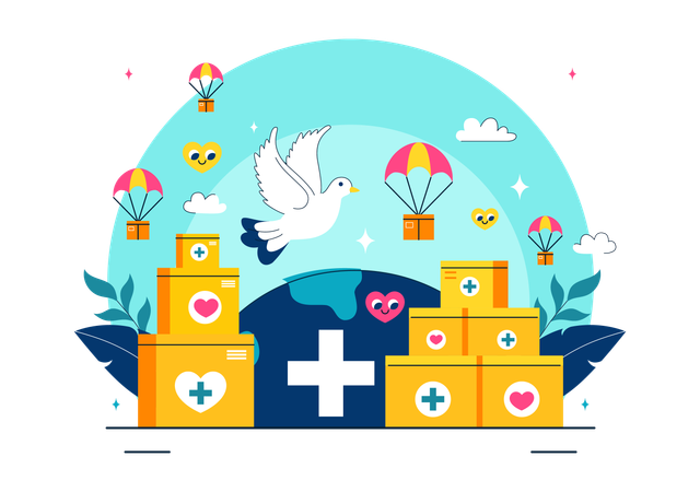 World Humanitarian Day  Illustration
