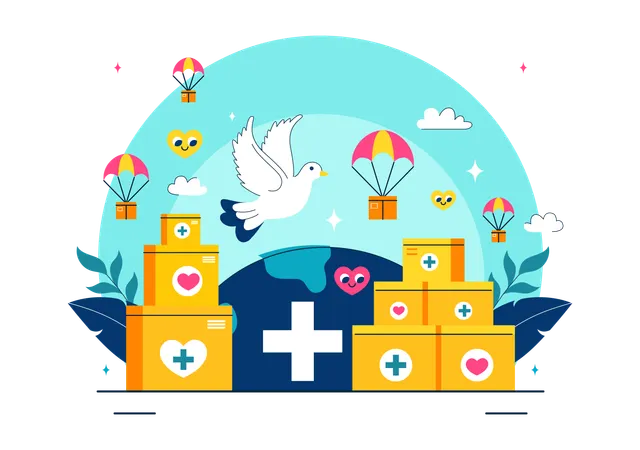 World Humanitarian Day  Illustration