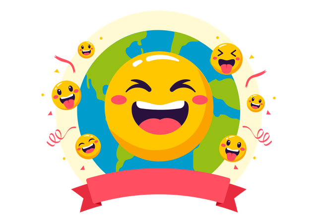 World Laughter Day  Illustration
