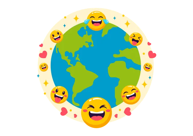 World Laughter Day  Illustration