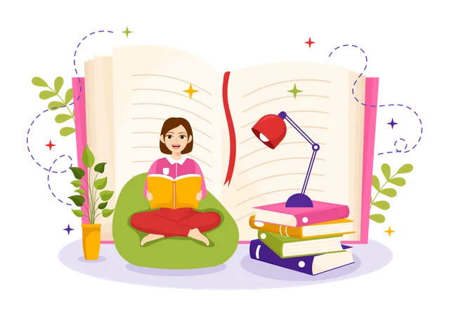 World Literacy Day  Illustration