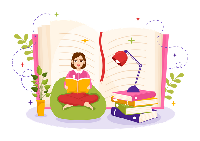 World Literacy Day  Illustration