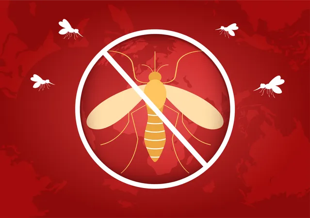World Malaria Day Illustration