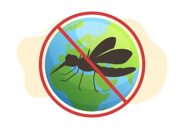 World Malaria Day  Illustration