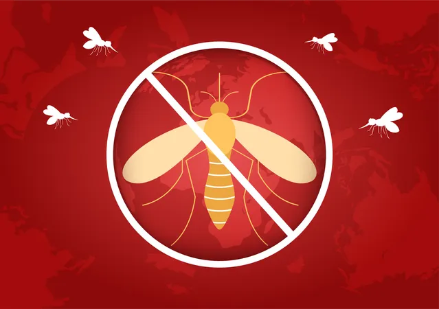 World Malaria Day  Illustration