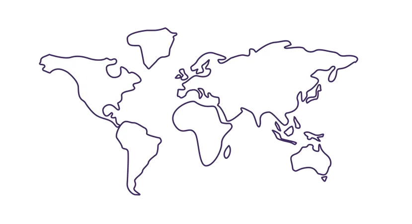 World Map  Illustration
