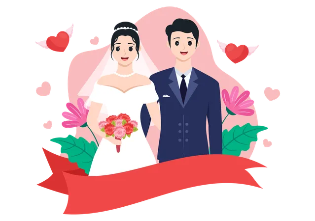World Marriage Day celebration  Illustration