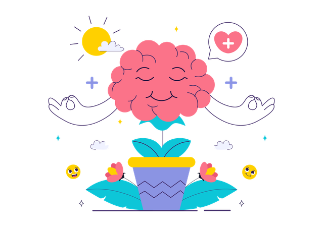 World Mental Health Day  Illustration