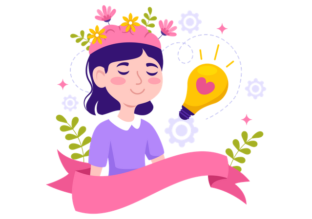 World Mental Health Day  Illustration