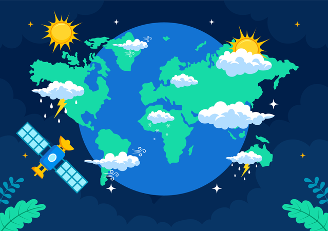 World Meteorological Day March 23  Illustration