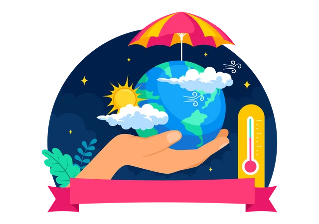 World Meteorological Day on March 23  Illustration