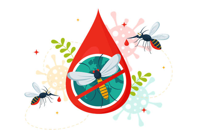 World Mosquito Day  Illustration