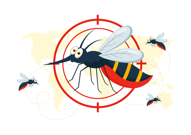 World Mosquito Day  Illustration